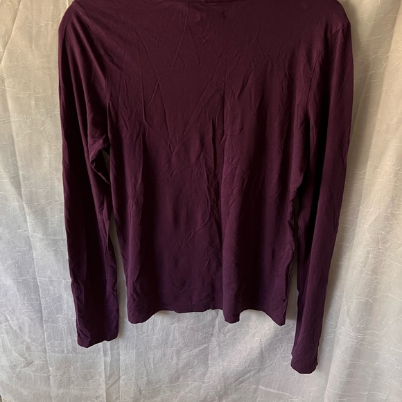 ‼️BOGO SALE‼️ Lux Dark Purple Long Sleeved Turtleneck - Picture 4 of 5